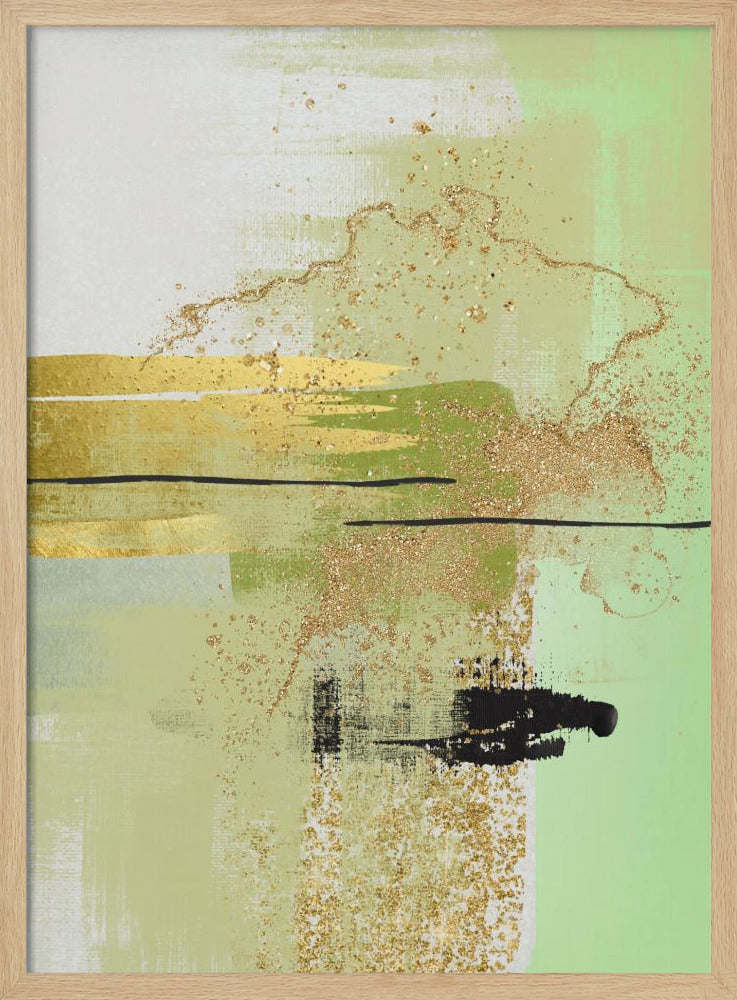 Flüssiges Grün 2 | Poster