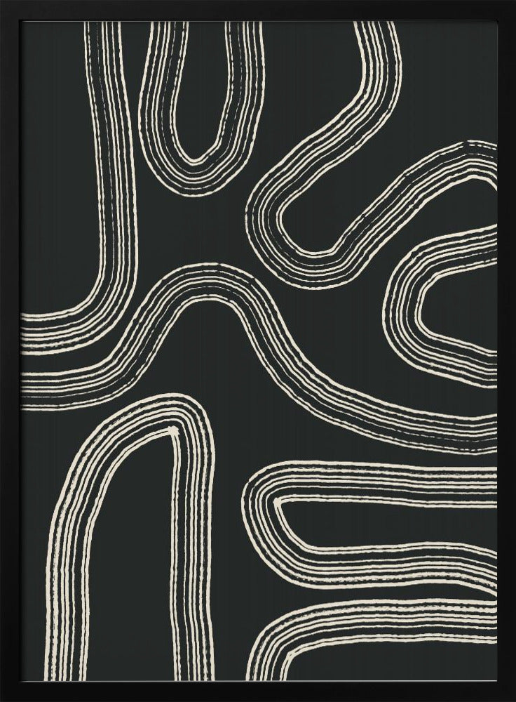 Geschwungene Wege | Poster