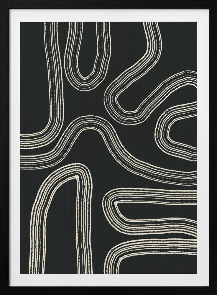 Geschwungene Wege | Poster