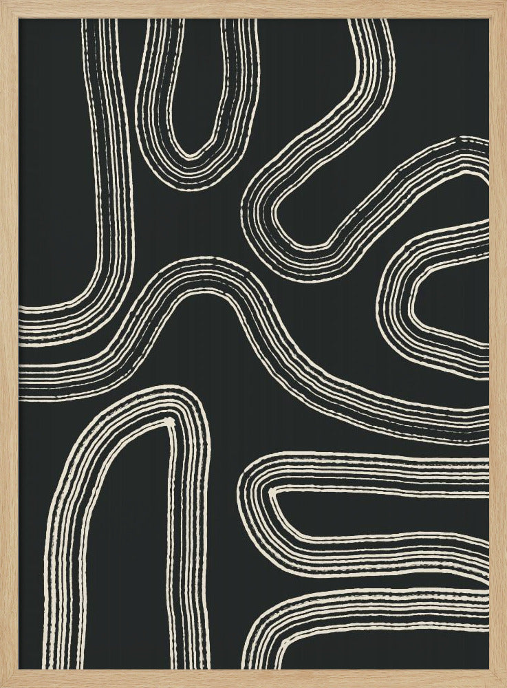 Geschwungene Wege | Poster
