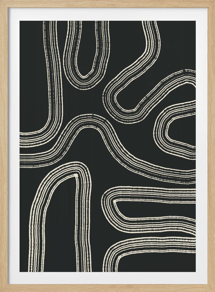 Geschwungene Wege | Poster