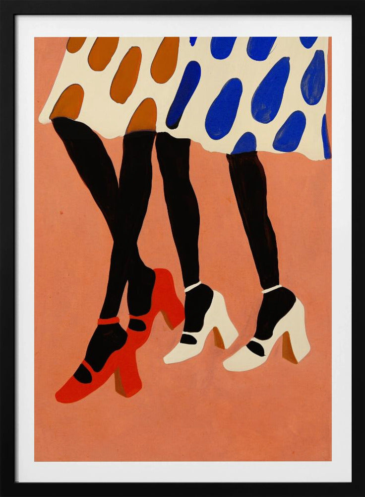 Gepunktete Schritte | Poster