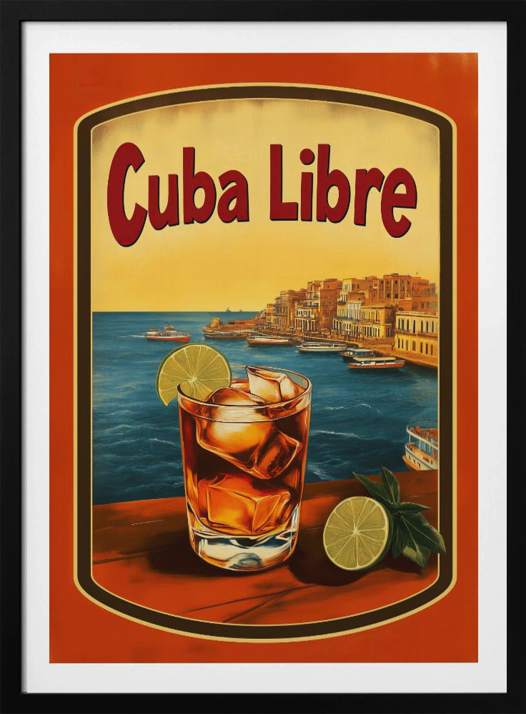 Cuba Libre Vintage Werbespot | Poster