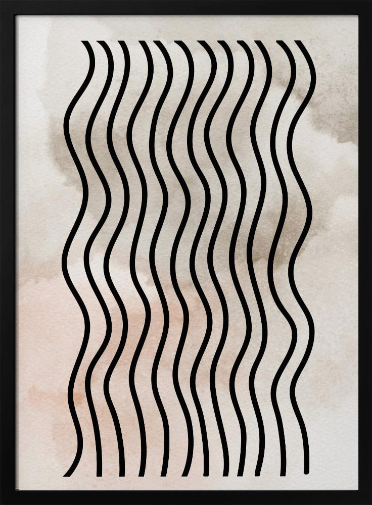 Geschwungene Rhythmuslinien | Poster