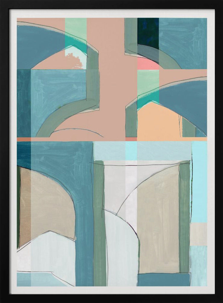Abstrakte Bögen Nr. 1 | Poster