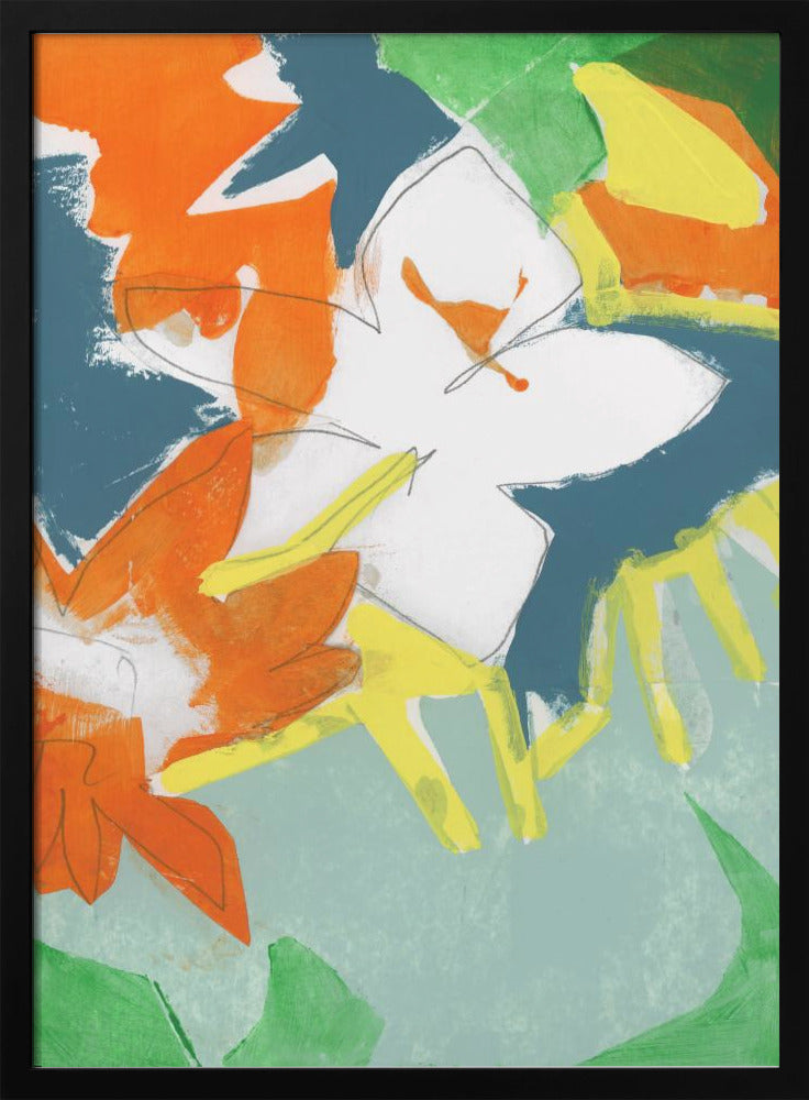 Sanfte, rustikale, leuchtende Blumen Nr. 1 | Poster