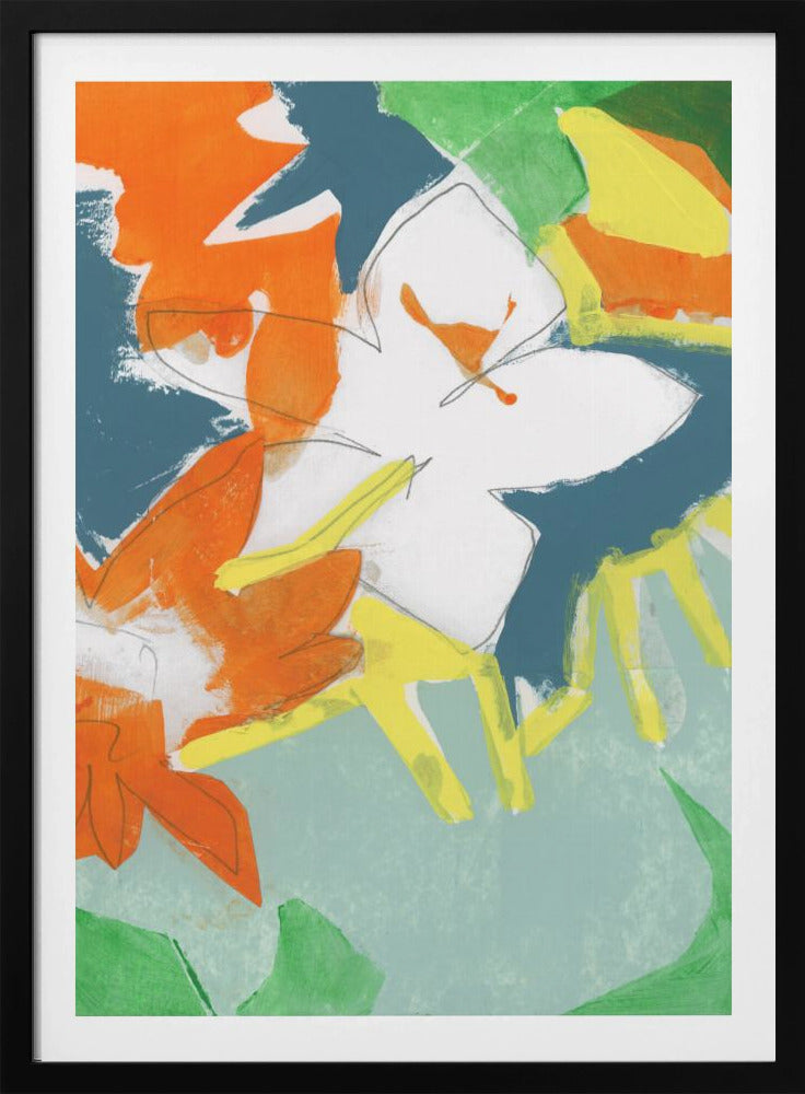 Sanfte, rustikale, leuchtende Blumen Nr. 1 | Poster