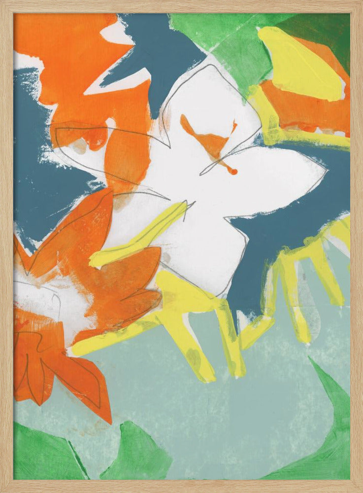 Sanfte, rustikale, leuchtende Blumen Nr. 1 | Poster