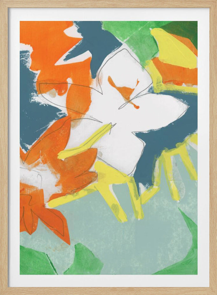 Sanfte, rustikale, leuchtende Blumen Nr. 1 | Poster