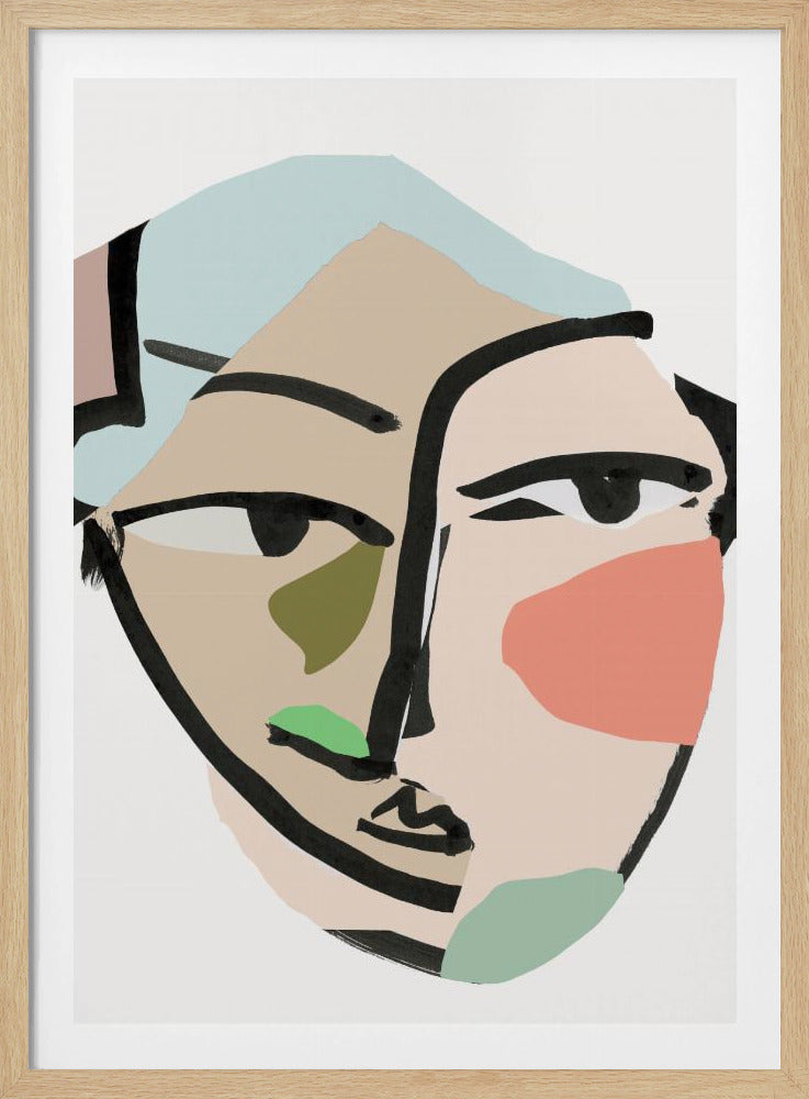 Visage No2 Kunstdruck | Poster