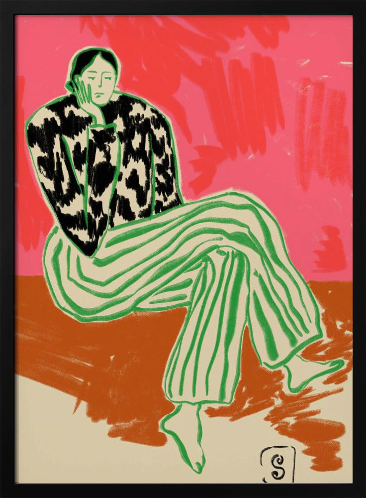 Ruhiges Frauenporträt | Poster