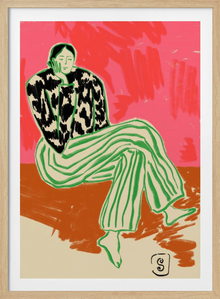 Ruhiges Frauenporträt | Poster