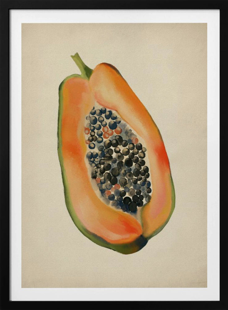 Vintage-Frucht - Papaya | Poster