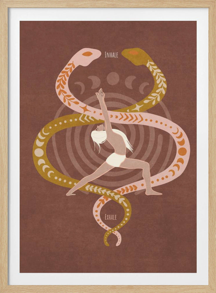 Schlangenfluss-Yoga | Poster