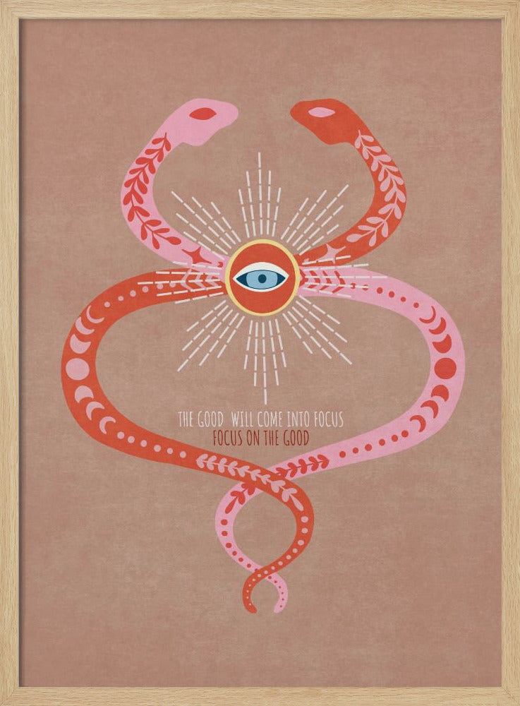 Visionäres Auge der Schlange | Poster