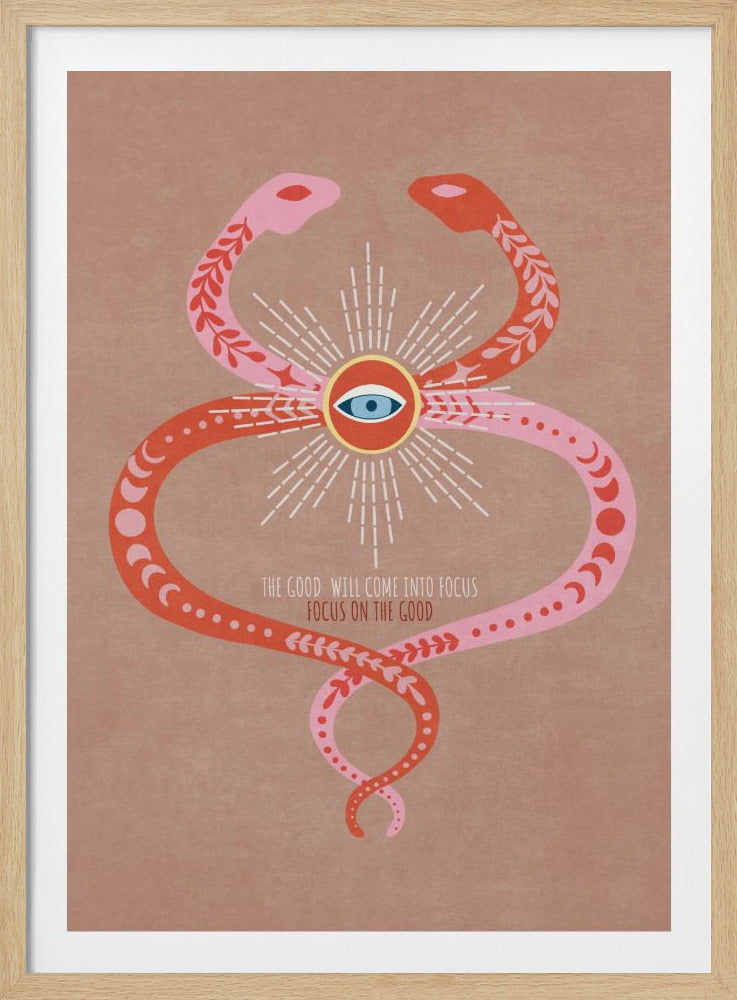 Visionäres Auge der Schlange | Poster
