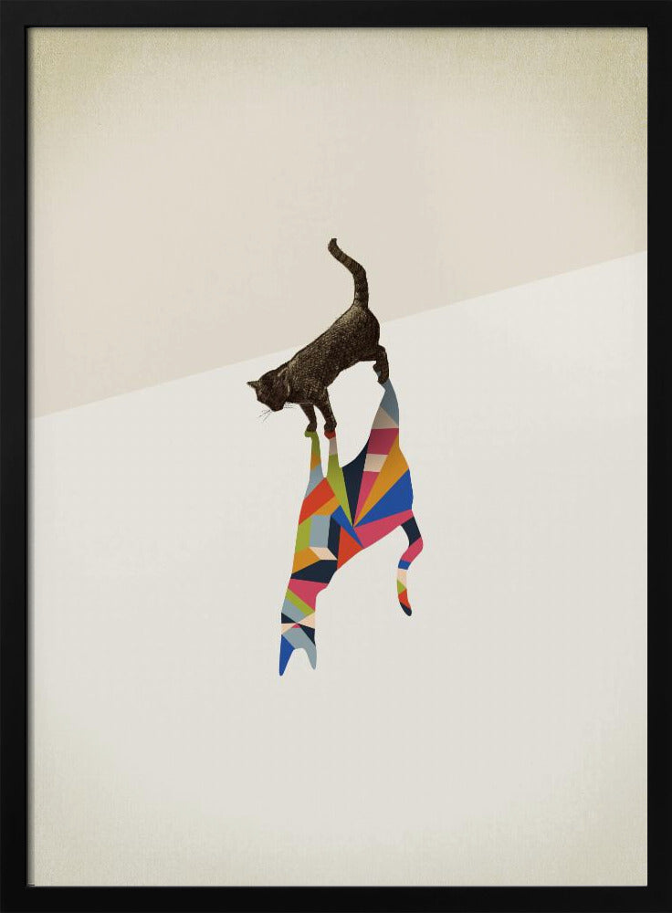 Gehender Schatten, Katze | Poster