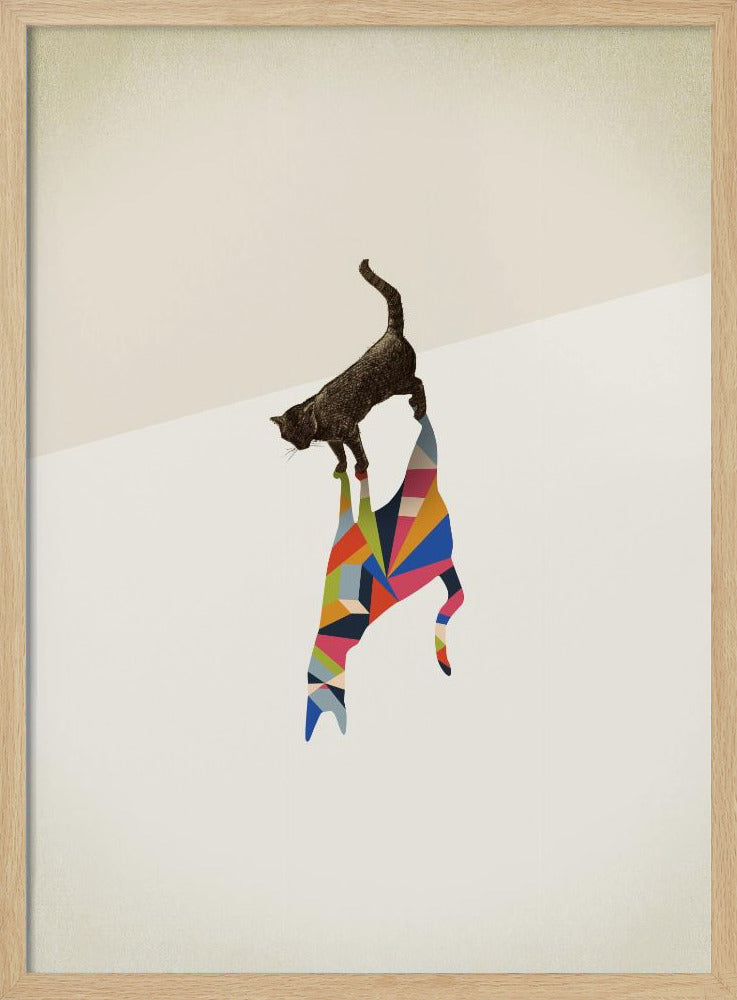 Gehender Schatten, Katze | Poster