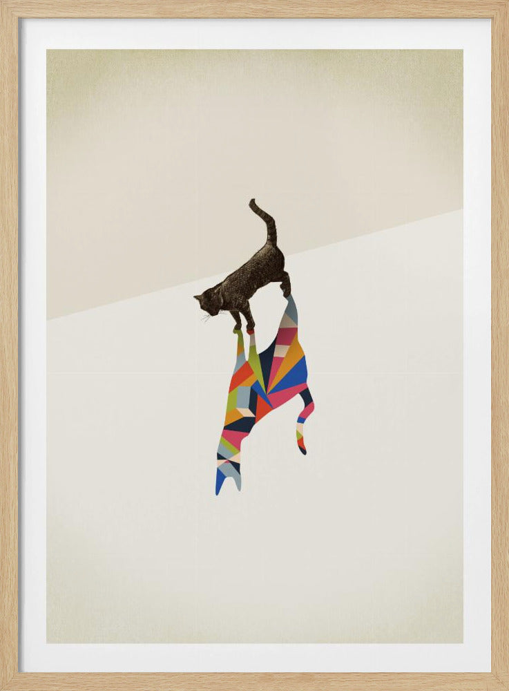 Gehender Schatten, Katze | Poster