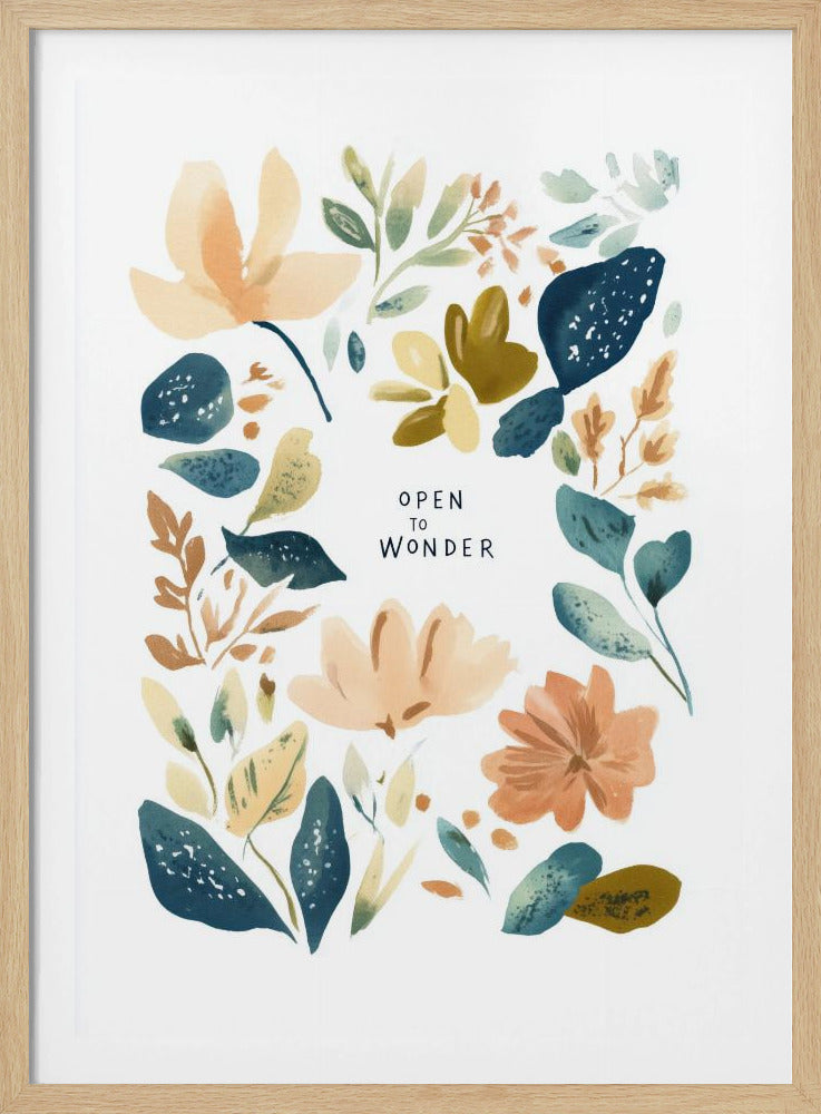 Florale, skurrile Blüte | Poster