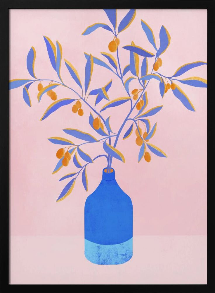 Stillleben mit blauen Zweigen | Poster