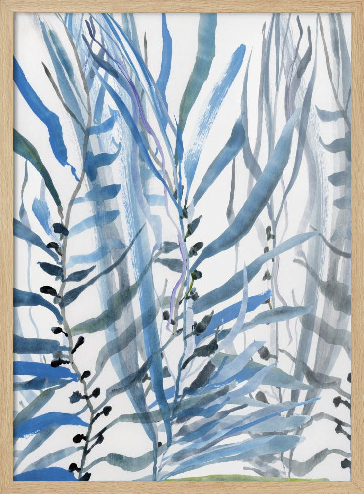 Blaue Algen Nr. 2 | Poster