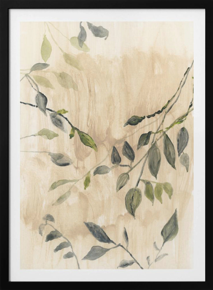 Farbgewaschene Blätter Nr. 1 | Poster
