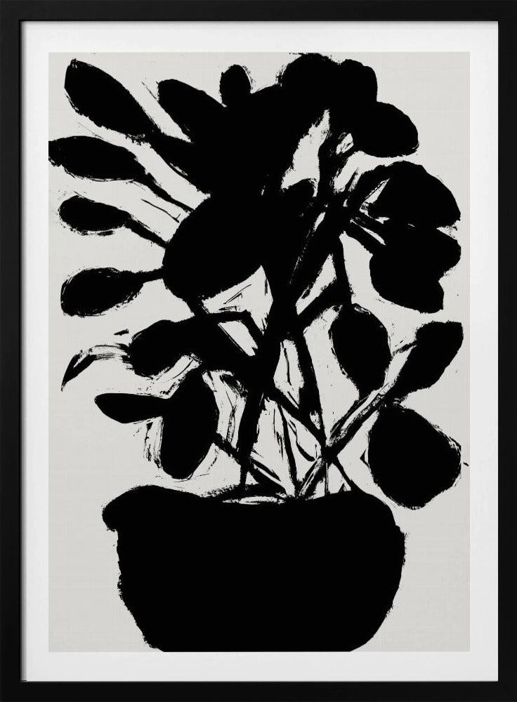 Topfpflanzen-Silhouette Nr. 1 | Poster