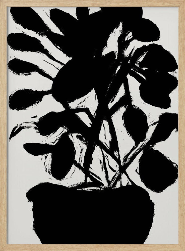 Topfpflanzen-Silhouette Nr. 1 | Poster
