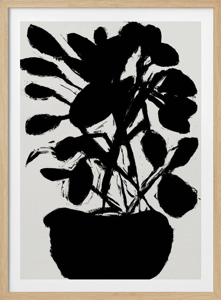 Topfpflanzen-Silhouette Nr. 1 | Poster
