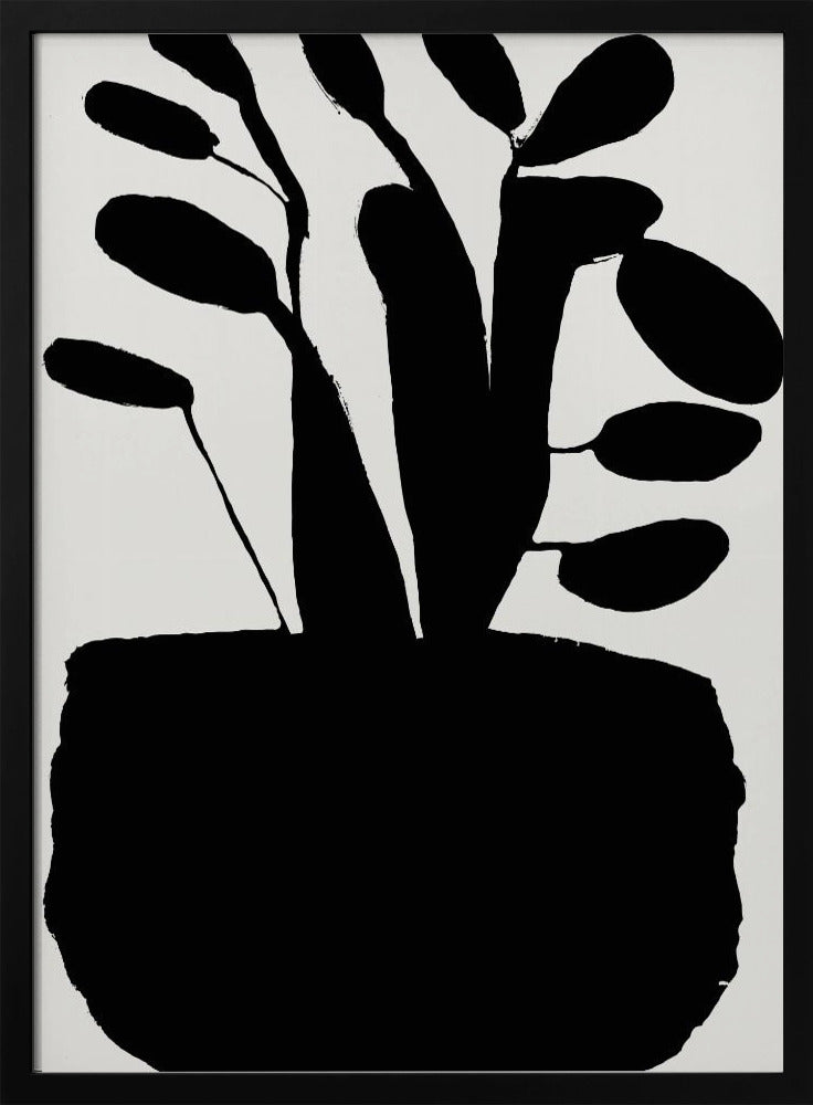 Topfpflanzen-Silhouette Nr. 2 | Poster