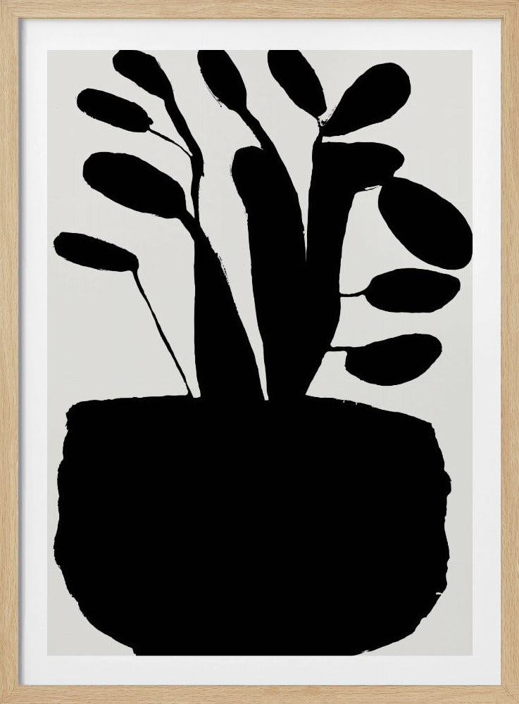 Topfpflanzen-Silhouette Nr. 2 | Poster