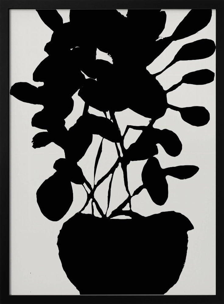 Topfpflanzen-Silhouette Nr. 3 | Poster