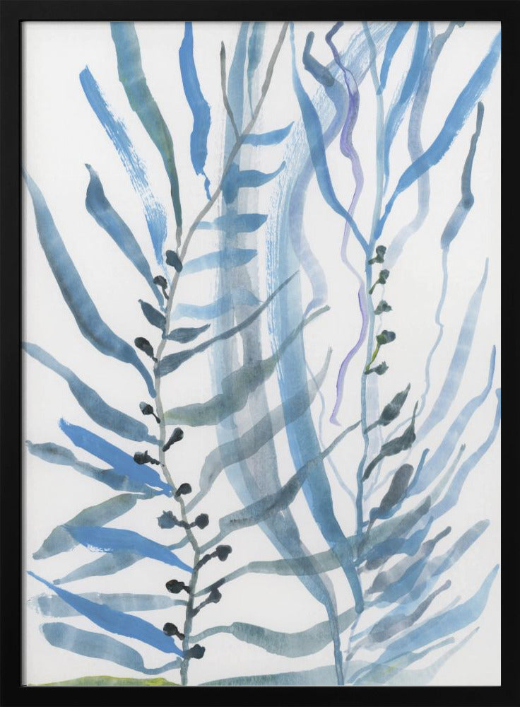 Blaue Algen Nr. 1 | Poster