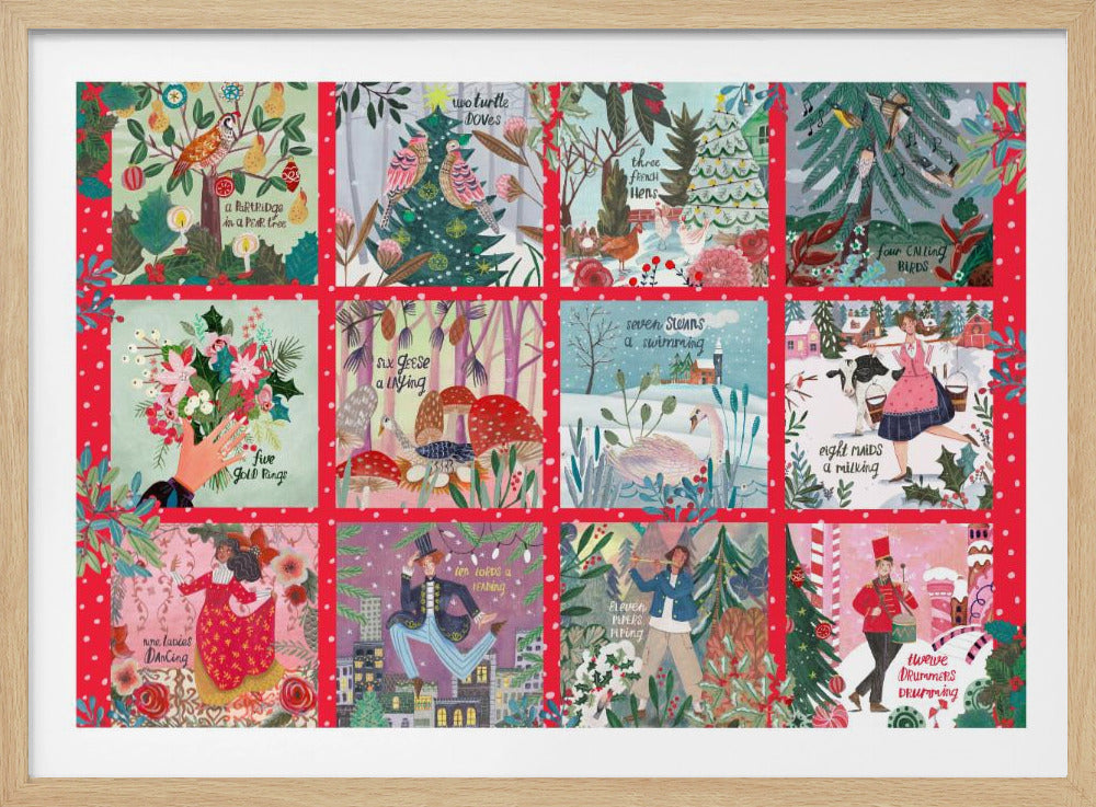12 Tage Weihnachtslied | Poster