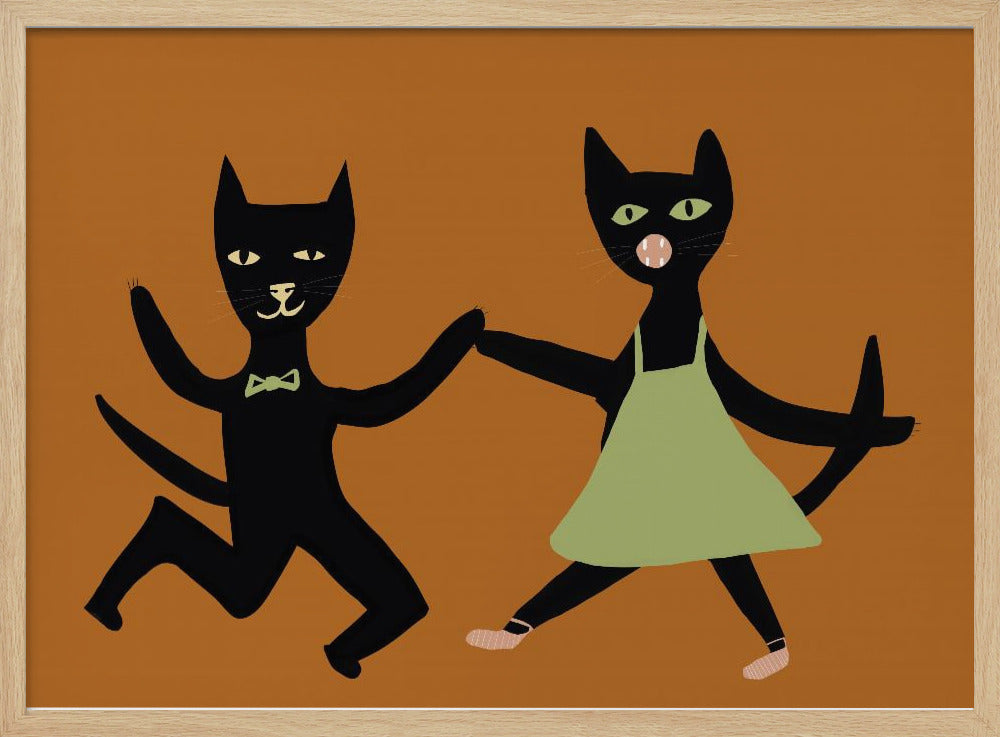 Tanzende Katzen | Poster