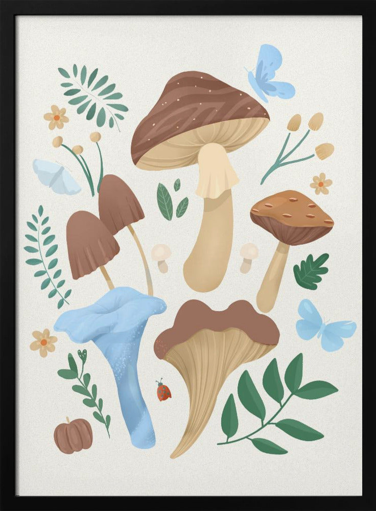 Mokka-Pilze | Poster