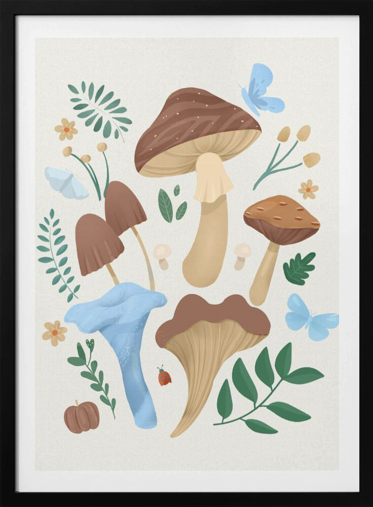 Mokka-Pilze | Poster