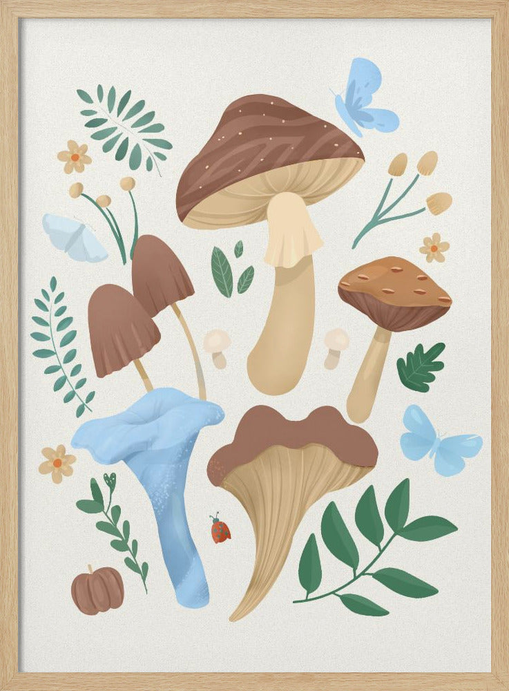 Mokka-Pilze | Poster