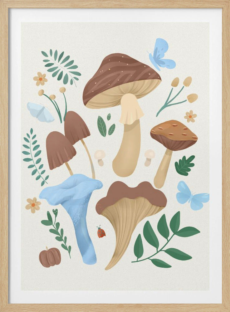Mokka-Pilze | Poster