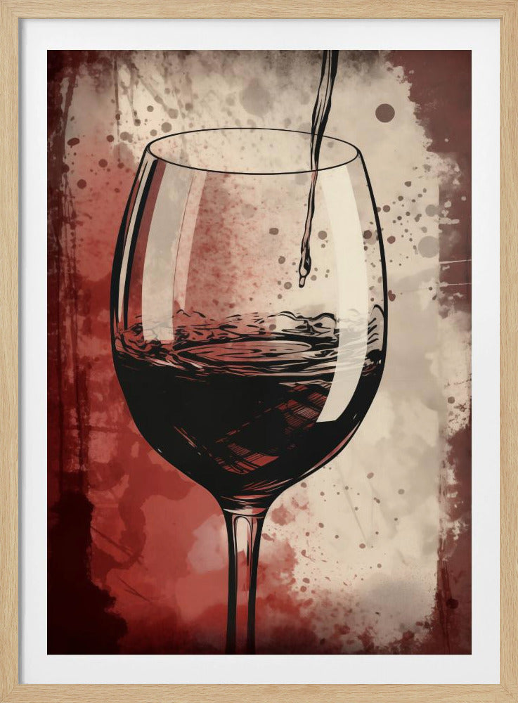Rotwein Nr. 5 | Poster