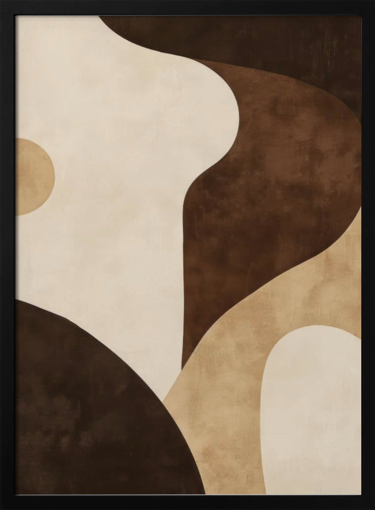 Brauntöne Geometrisch 2 | Poster