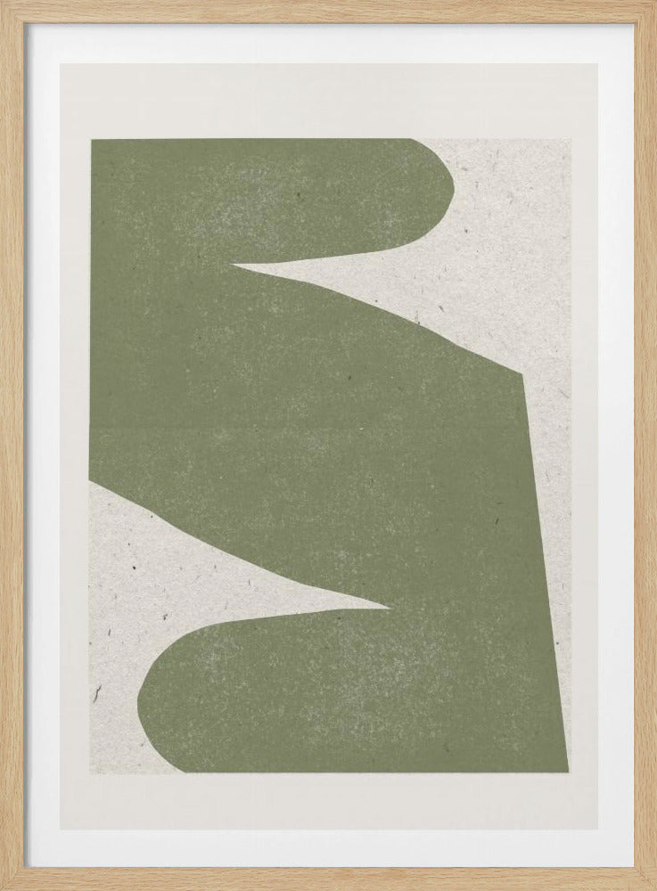 Sanfter grüner Fluss | Poster