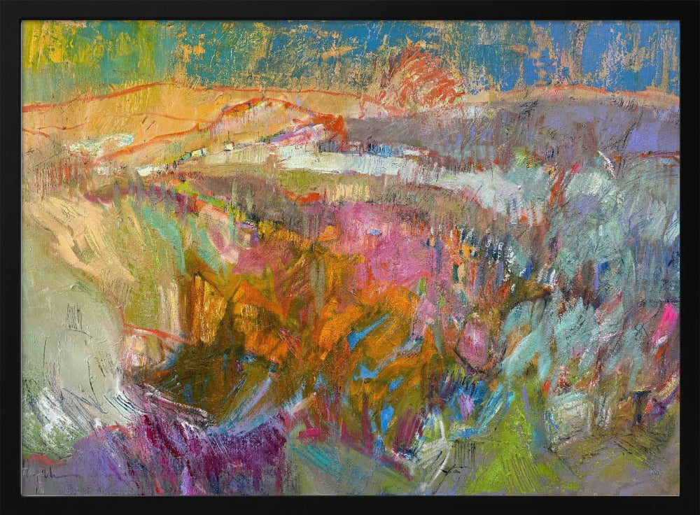 Lebendige Berglandschaft | Poster