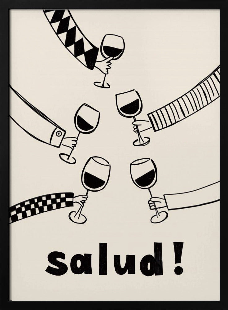 Pictufy Festive Salud Rot A2 | Poster