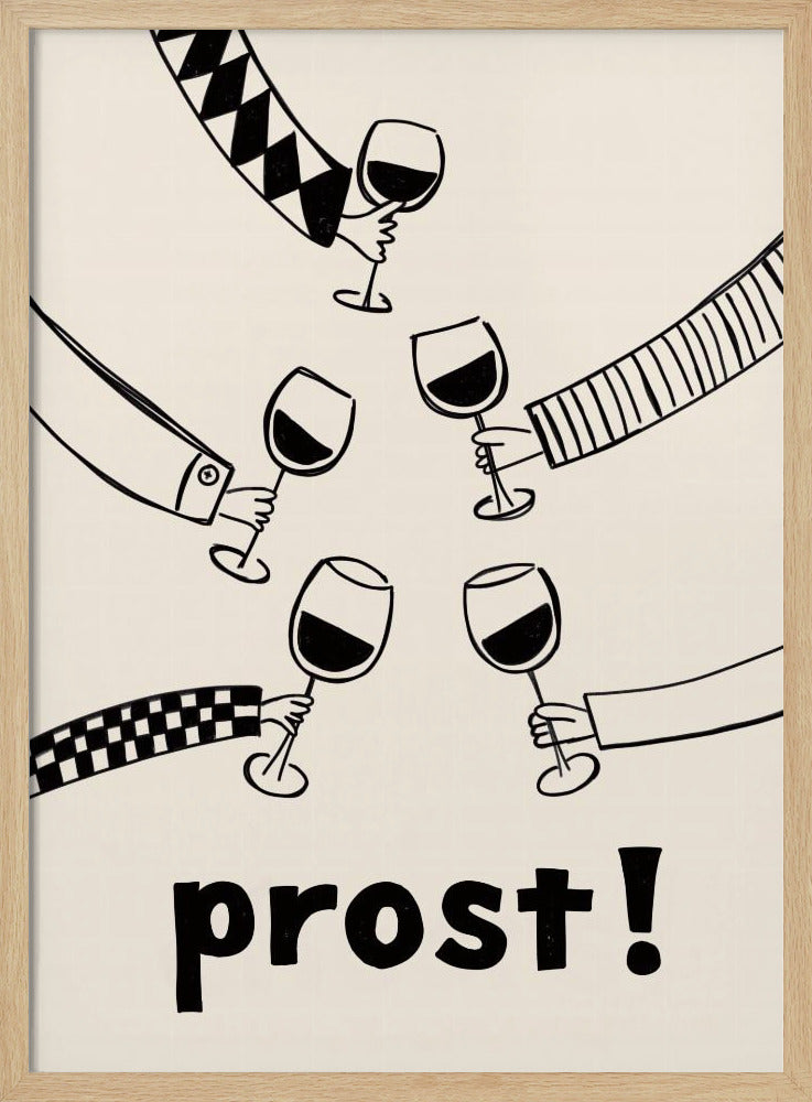 Prost! Weinparty mit Freunden | Poster