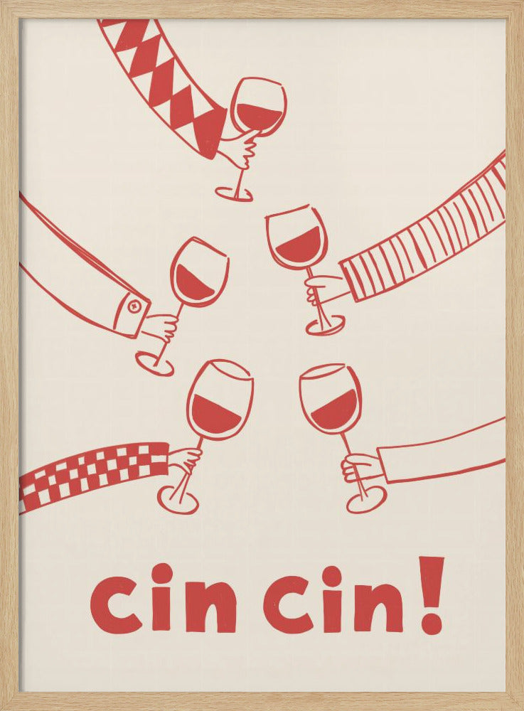 Cin cin! Weinparty mit Freunden | Poster