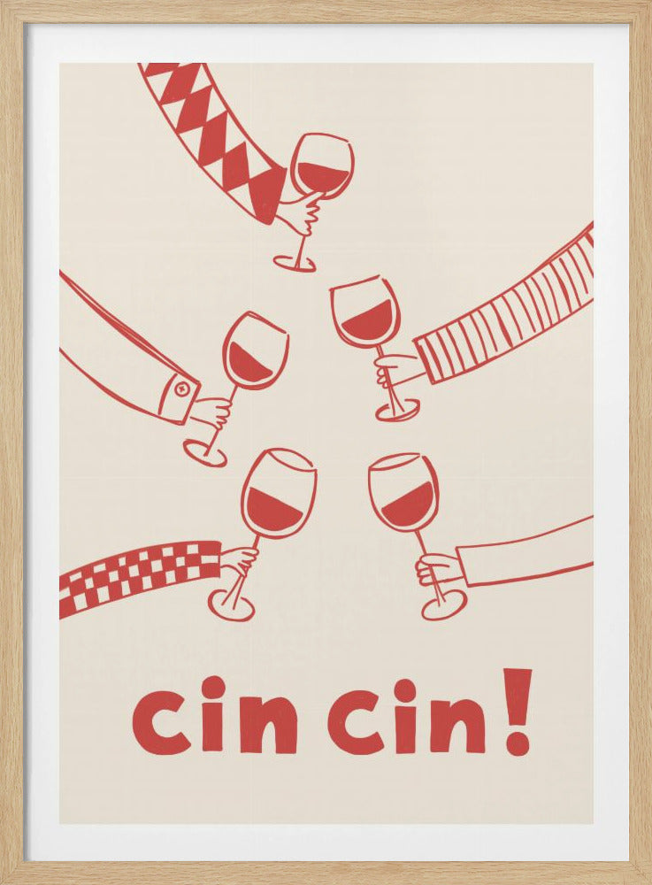 Cin cin! Weinparty mit Freunden | Poster
