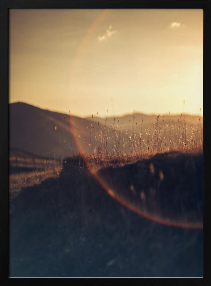 Goldener Horizont Glühen | Poster