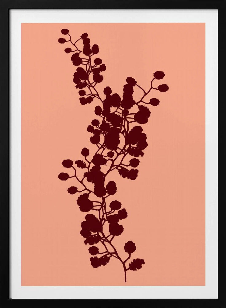 Blumensilhouette 3 | Poster
